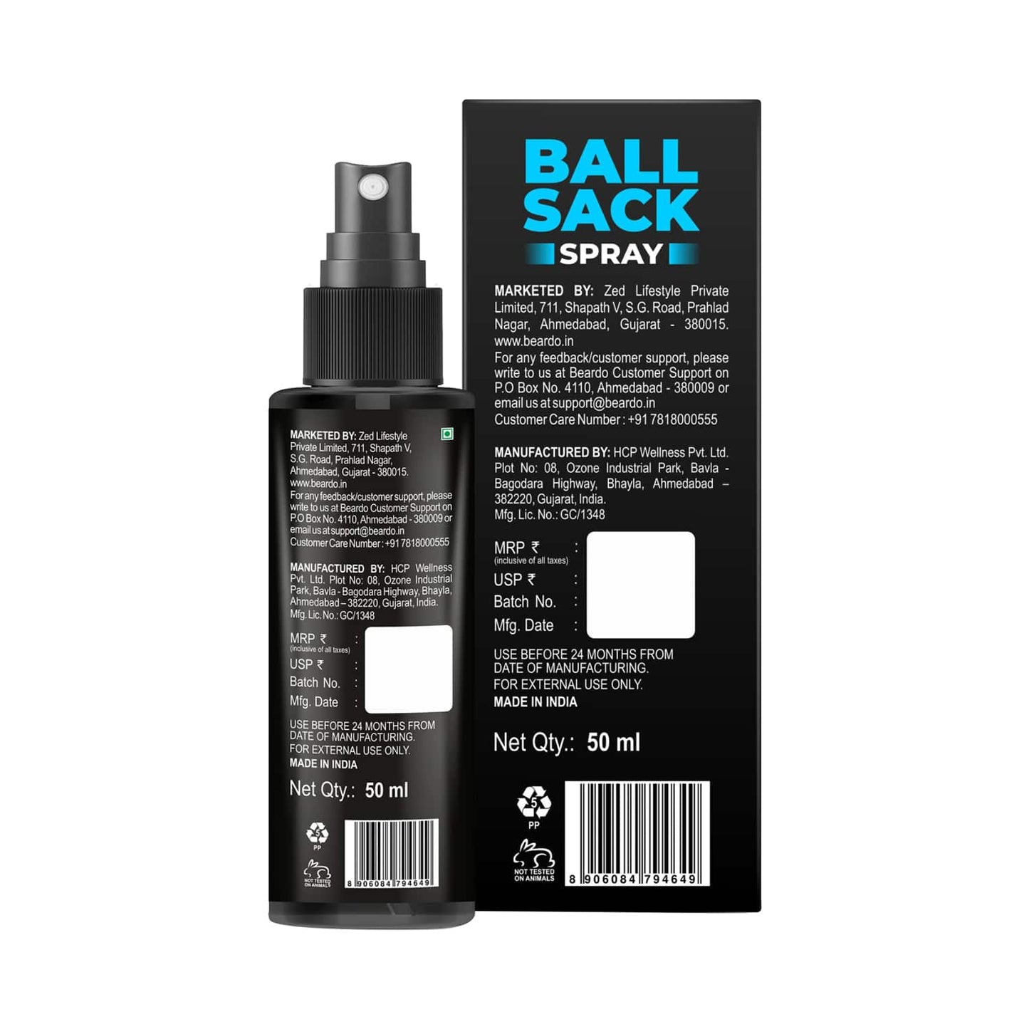 Beardo Ball Sack Spray (50ml)