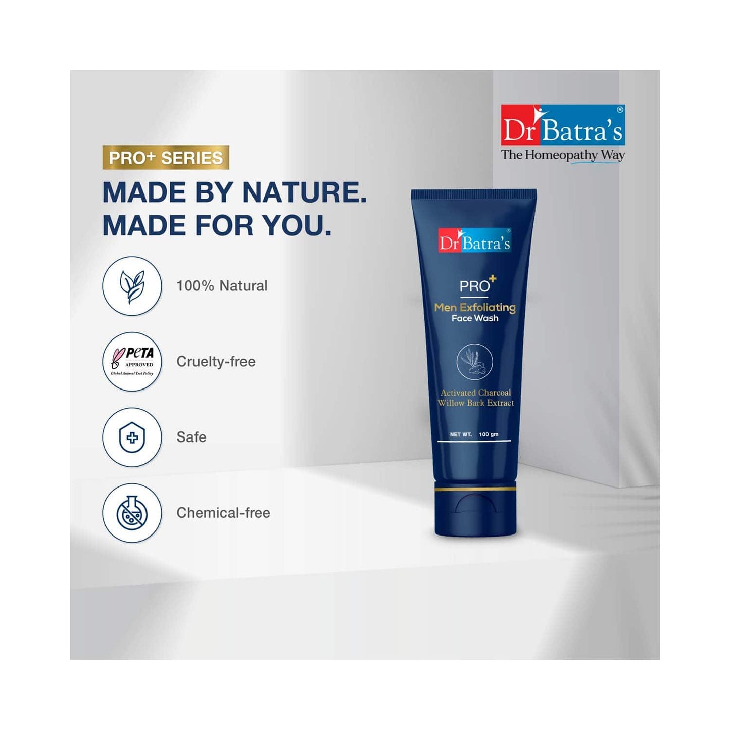 Dr Batra's Pro Men Exfoliating Face Wash (100g)