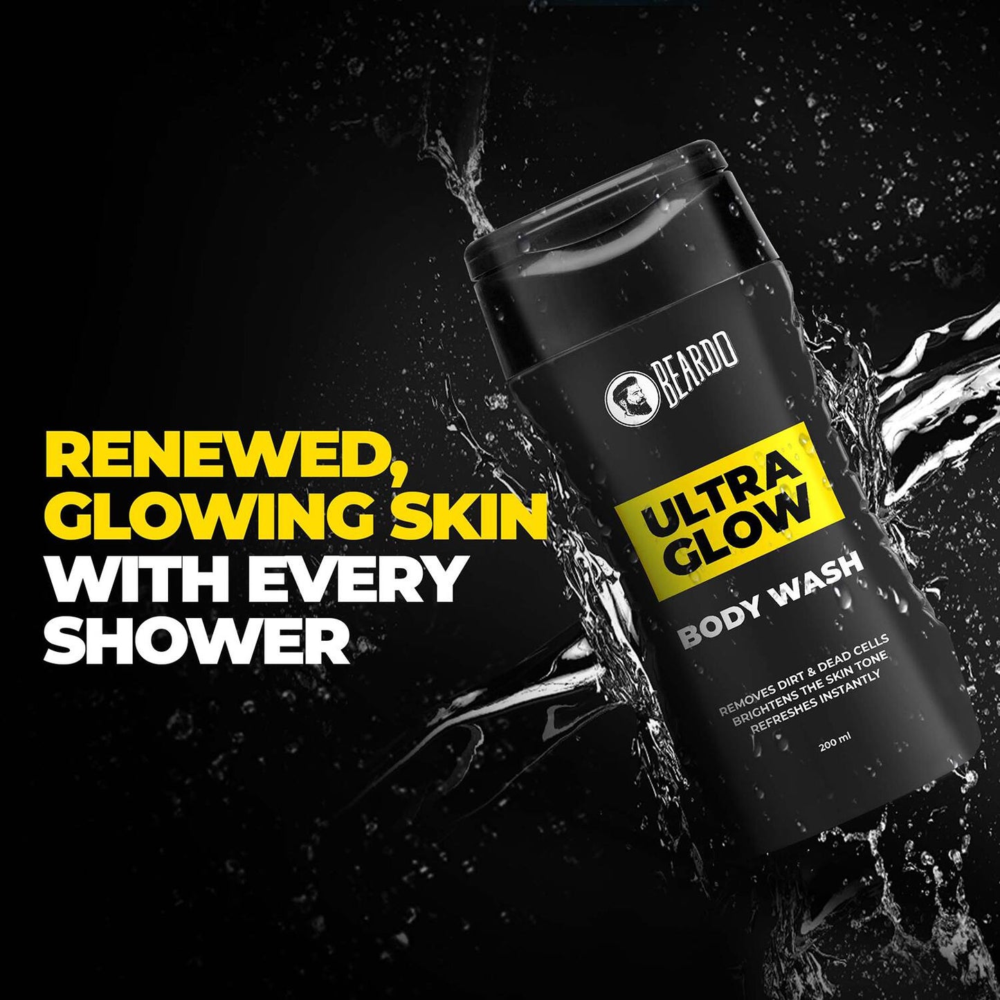 Beardo Ultraglow Body Wash Gel (200ml)