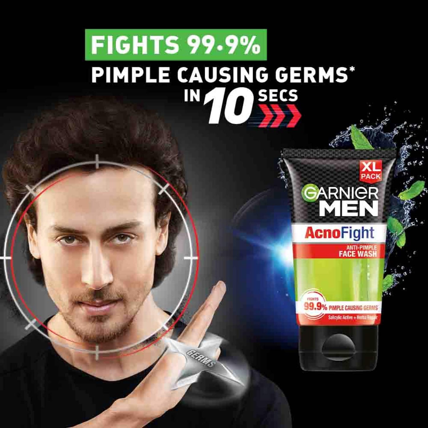 Garnier Men Acno Fight Facewash - (2 Pcs)