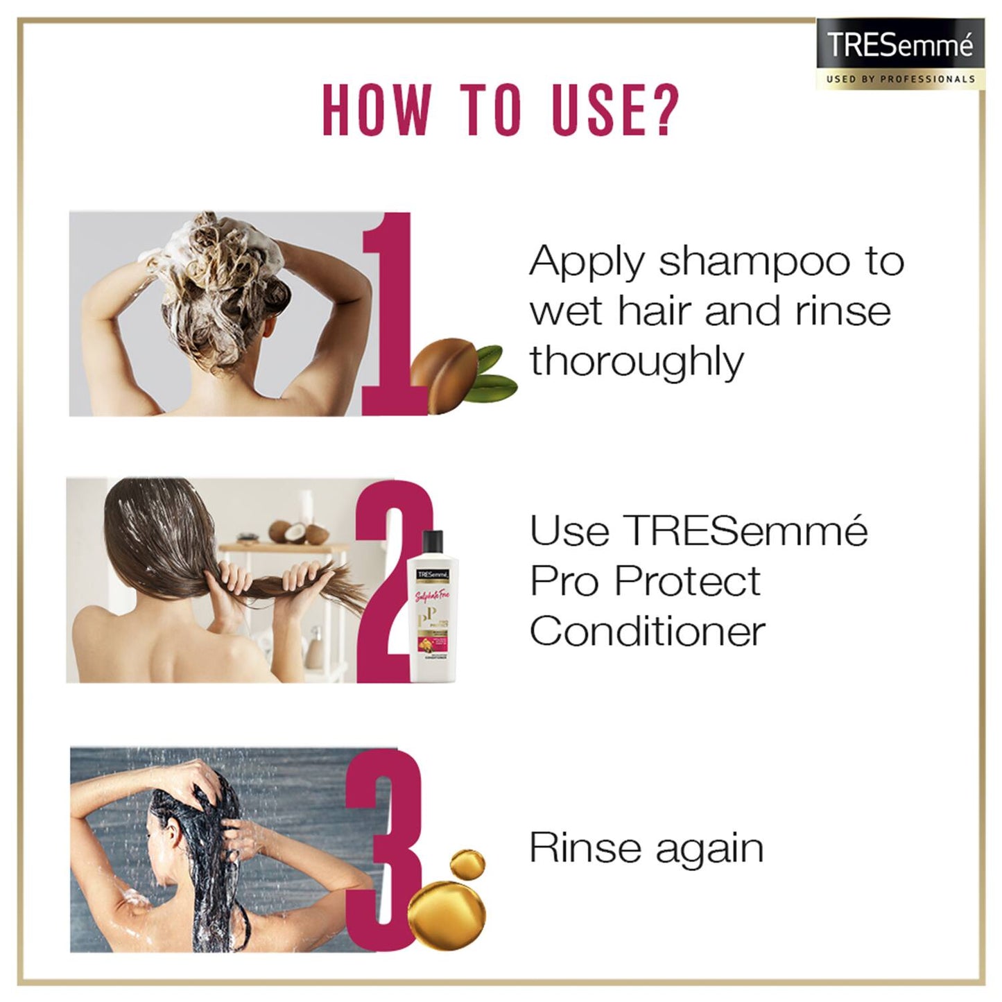 Tresemme Pro Protect Sulphate Free Conditioner - (190ml)