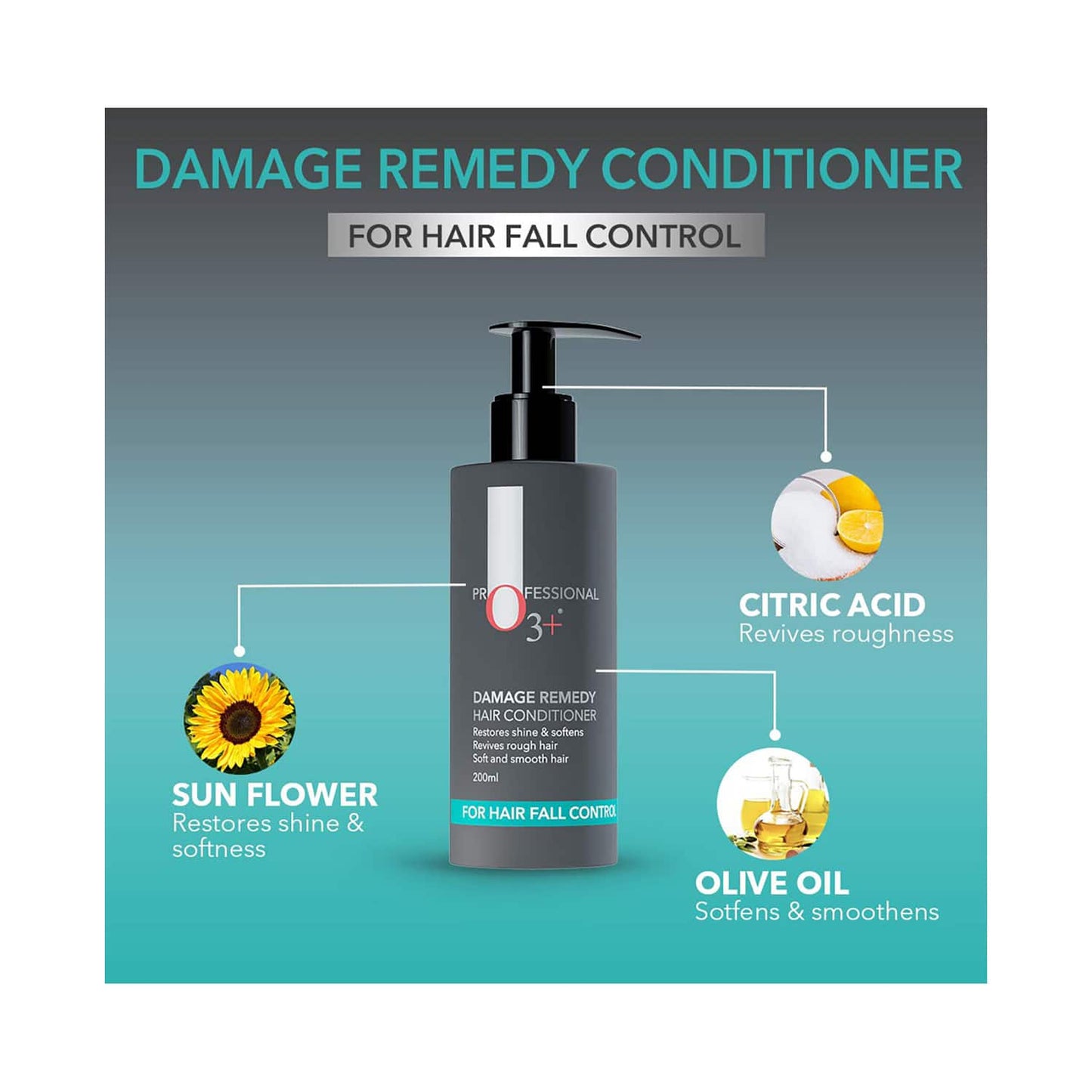 O3+ Professional Damage Remedy Hair Conditioner (200ml)