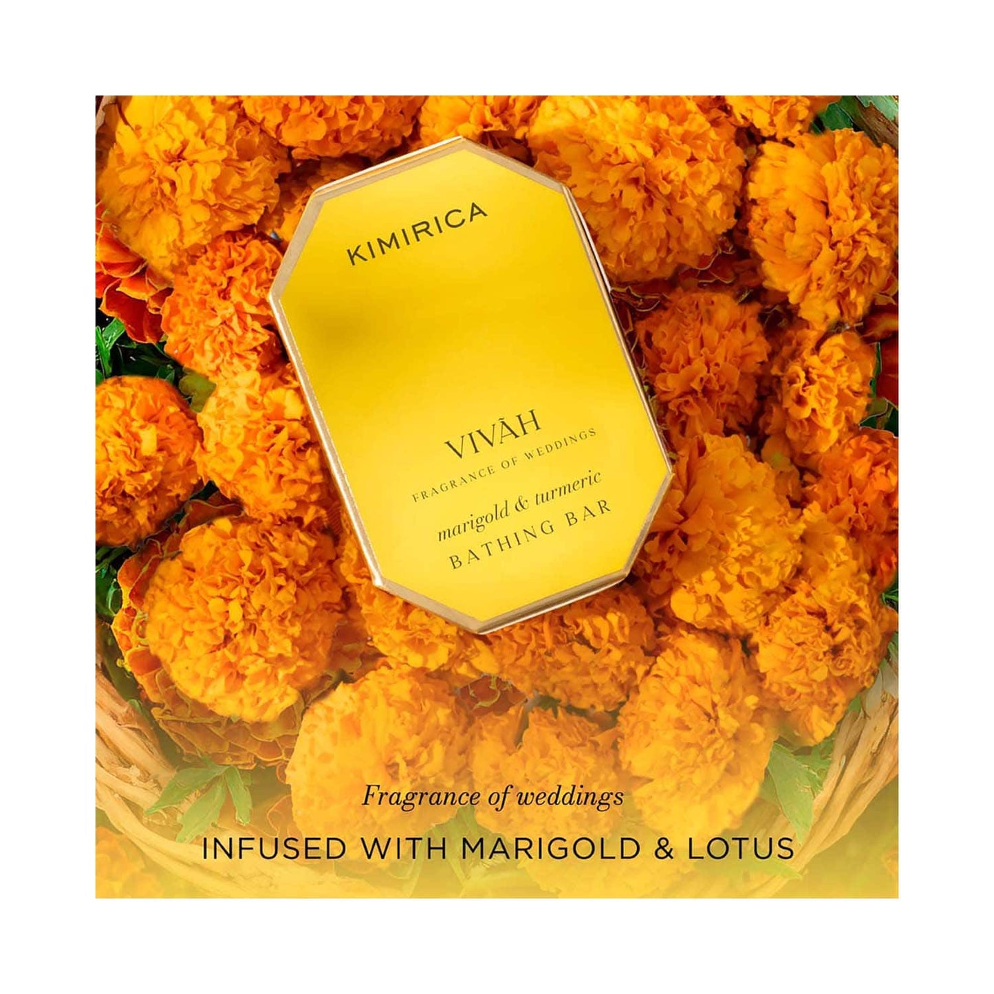 Kimirica Marigold & Turmeric Bathing Bar (85 g)