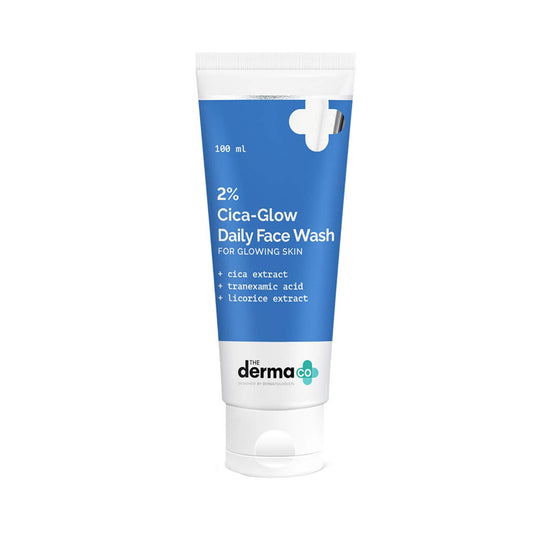 The Derma Co 2% Cica-Glow Daily Face Wash (100ml)