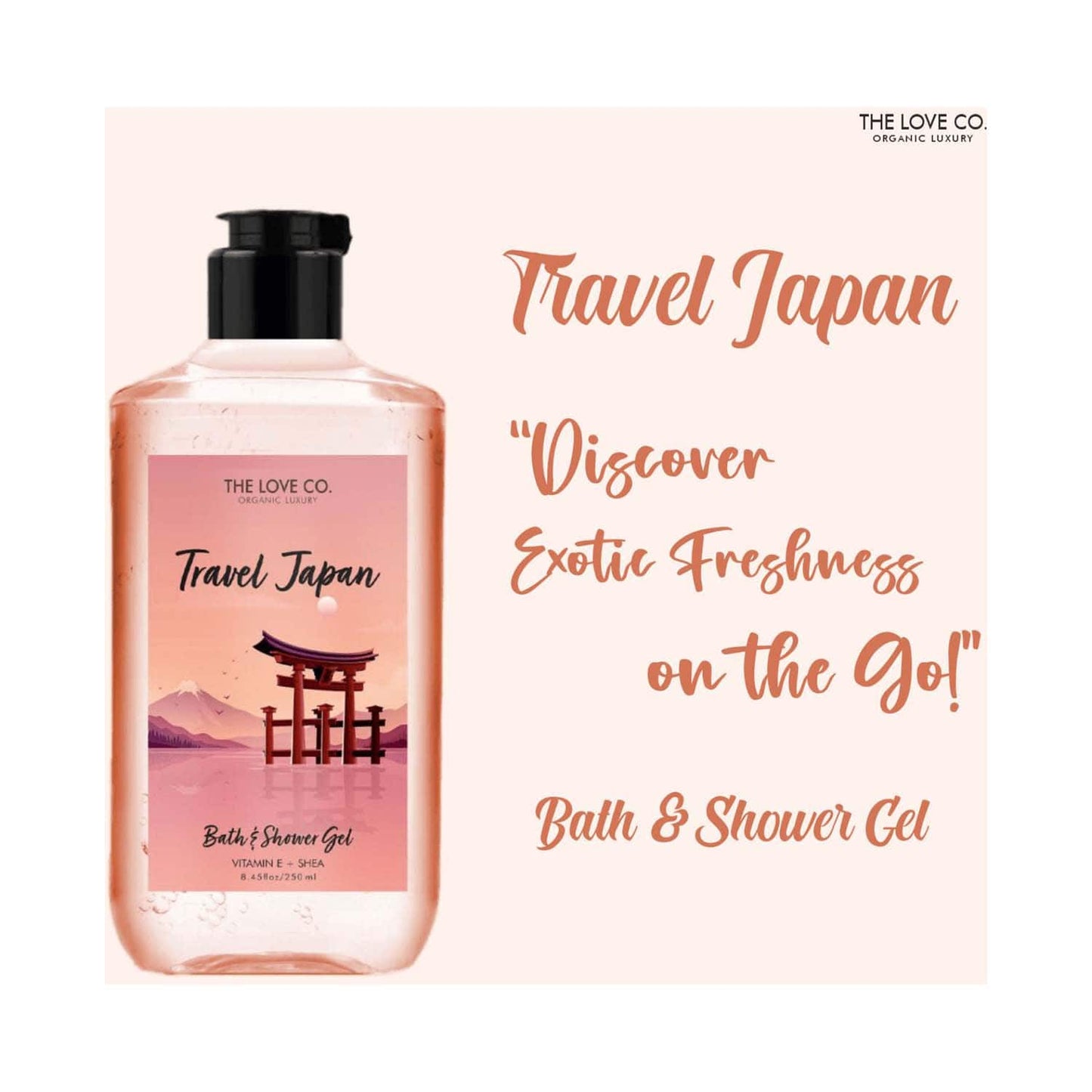 THE LOVE CO. Travel Japan Body and Shower Gel (250ml)