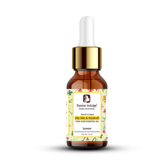 Passion Indulge Lemon Essential Oil For Acne & Oily Skin (10 ml)