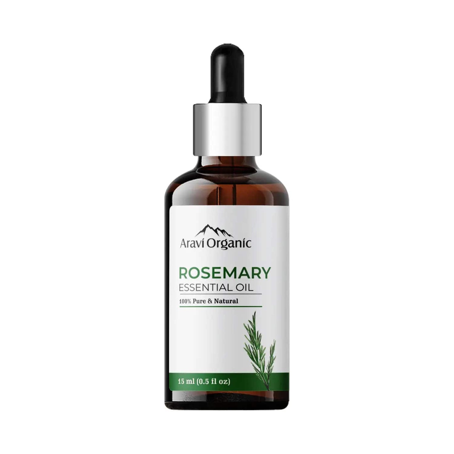 Aravi Organic Rosemary Essential Oil (15ml)