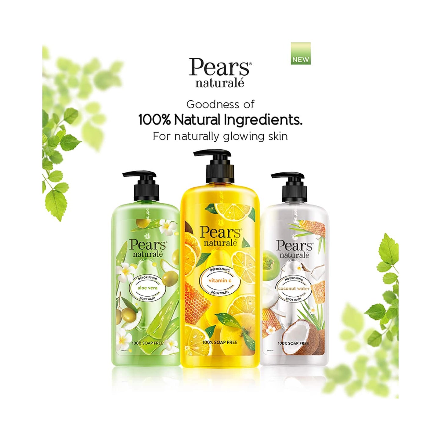 Pears Naturale Brightening Pomegranate Body Wash (750ml)