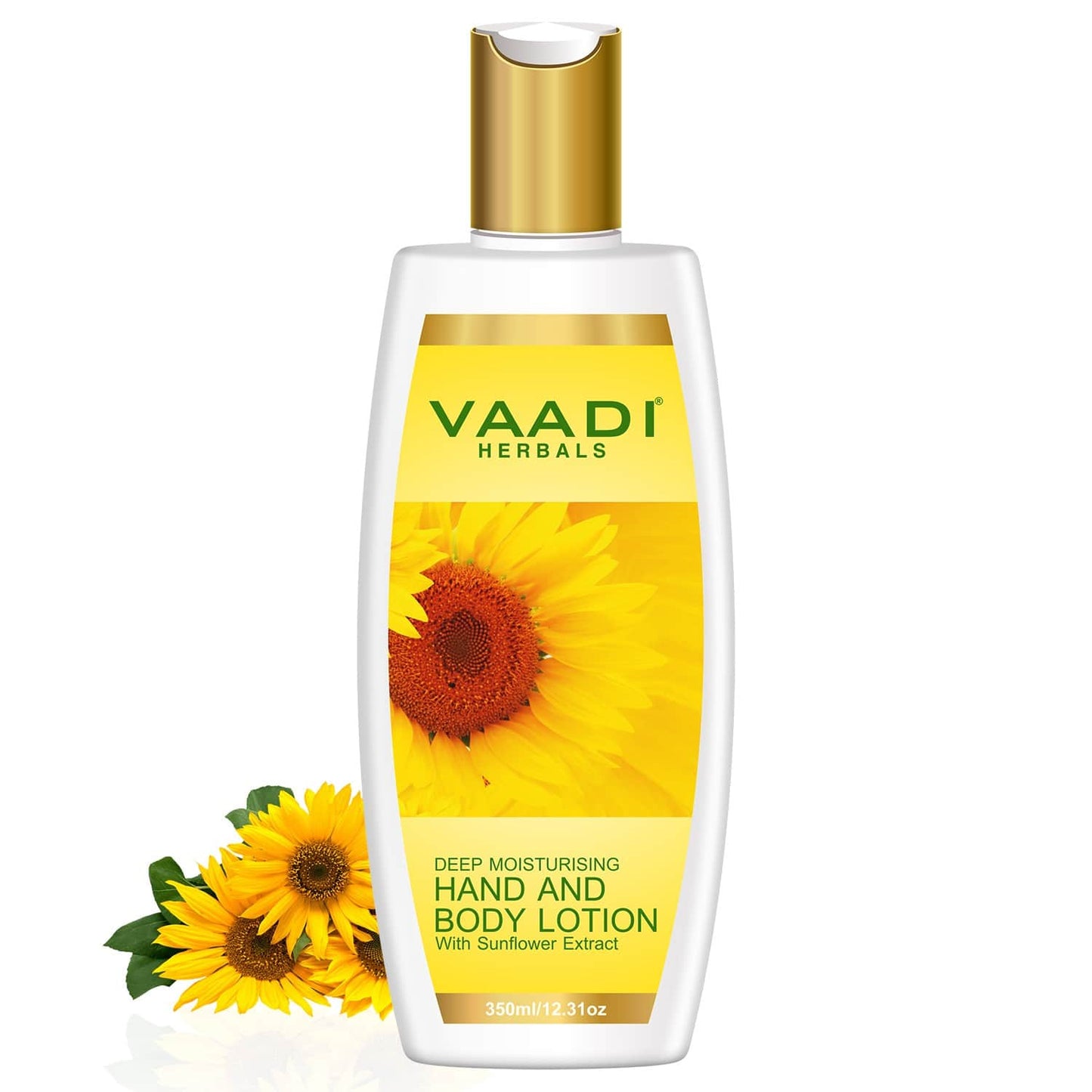 Vaadi Herbals Hand and Body Lotion With Sunflower Extract (350ml)