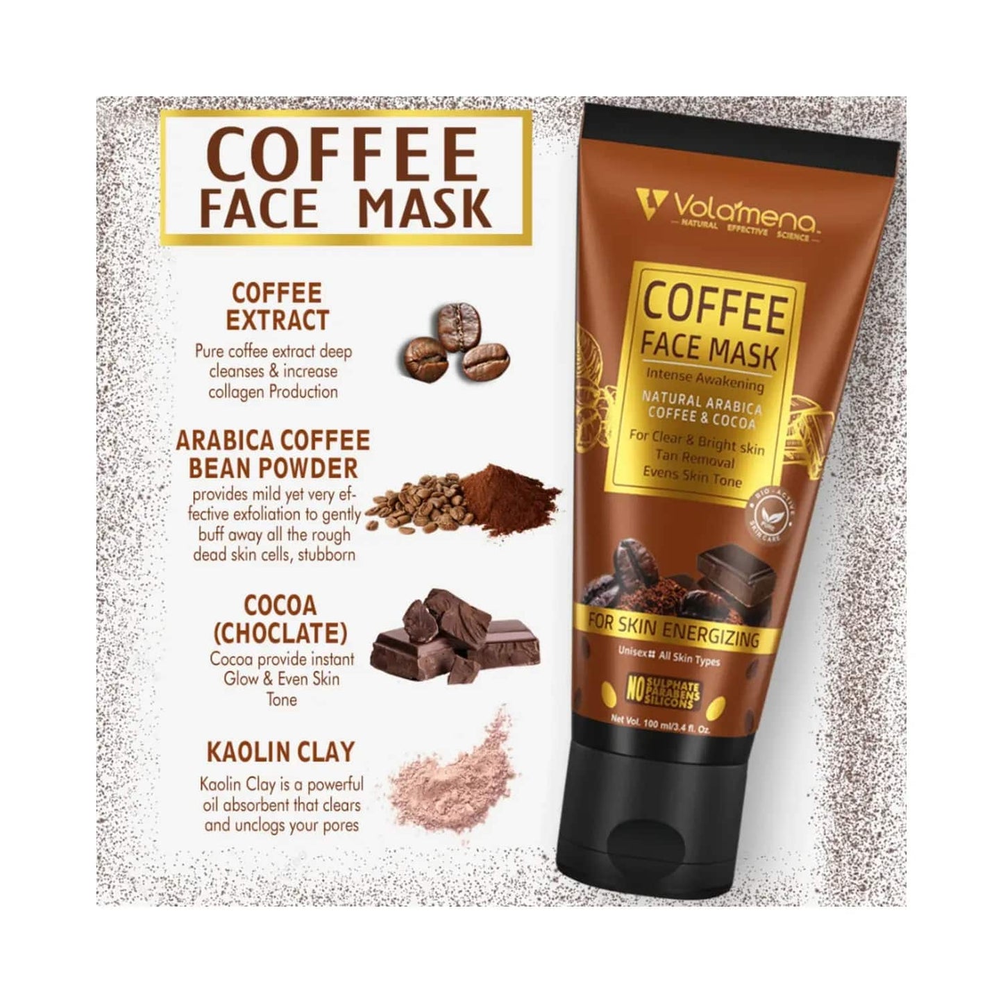 Volamena Coffee Face Pack (100ml)