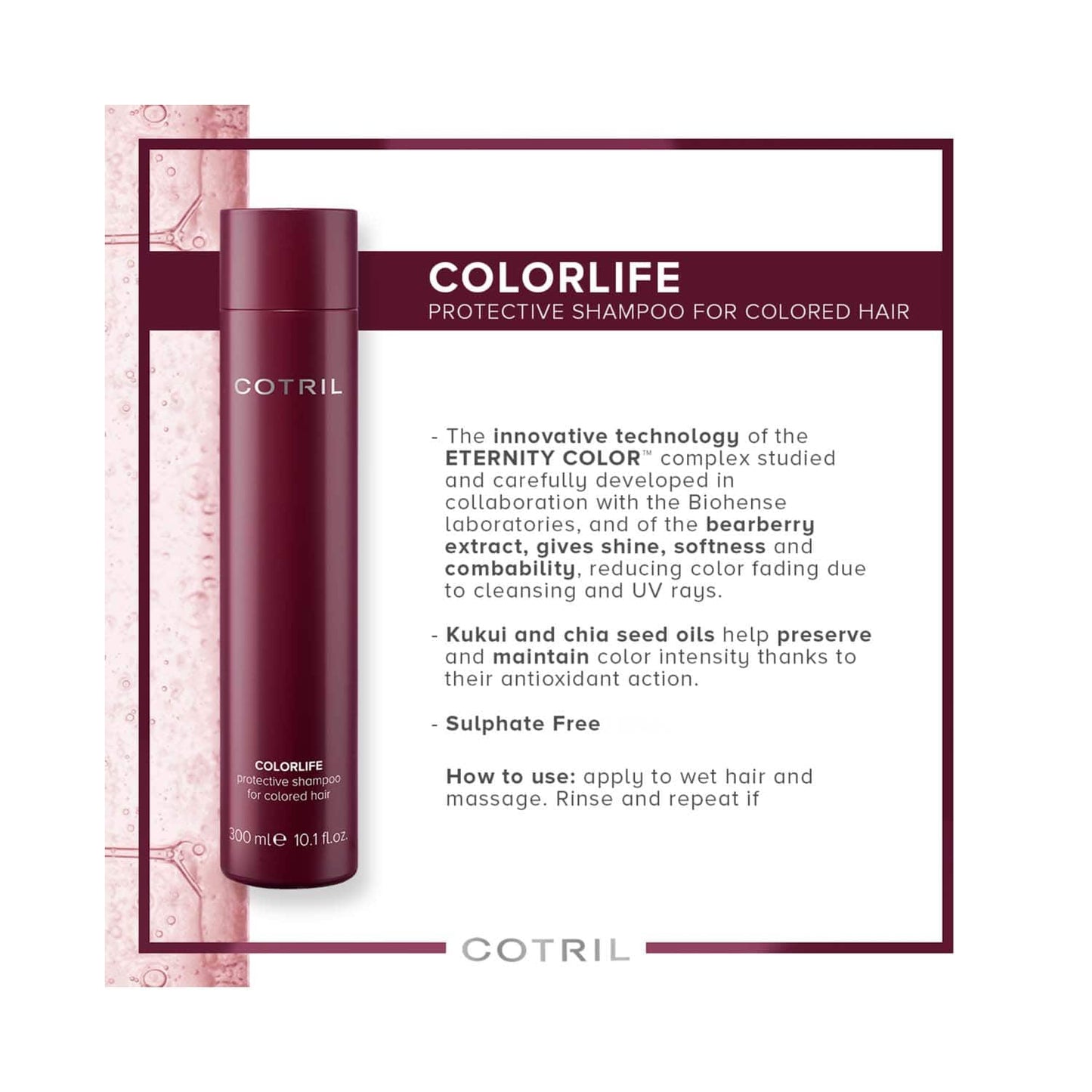 COTRIL Colorlife Protective Shampoo For Colored Hair (300 ml)