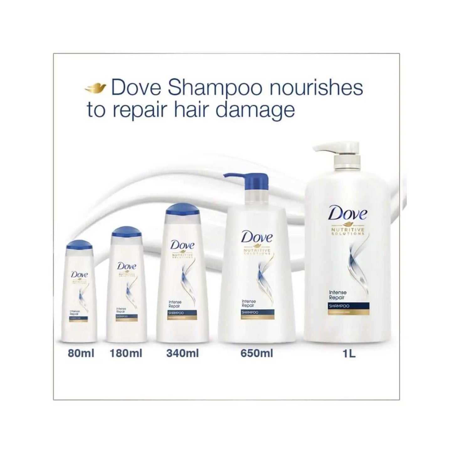 Dove Intense Repair Hair Shampoo (1000ml)