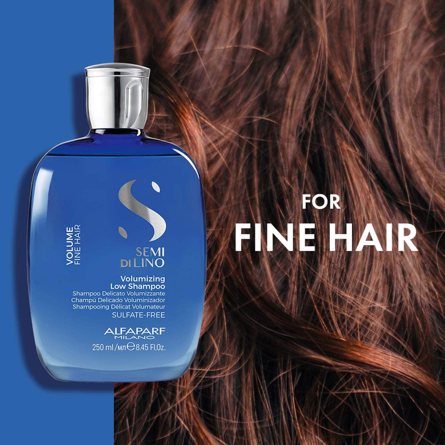 Alfaparf Milano Hair Volumizing Shampoo - Volume, Hair Thinning, Frizzy Hair, Smooth (250 ml)