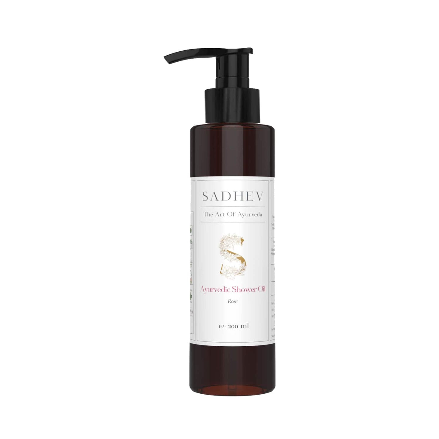 Sadhev Ayurvedic Rose Shower Oil (200ml)