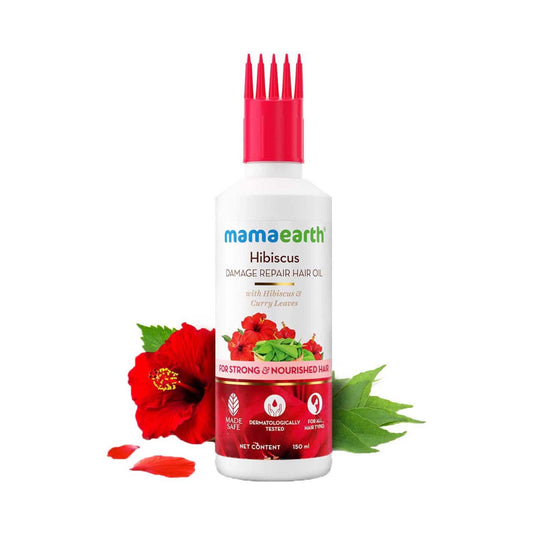 Mamaearth Hibiscus Damage Repair Hair Oil (150 ml)