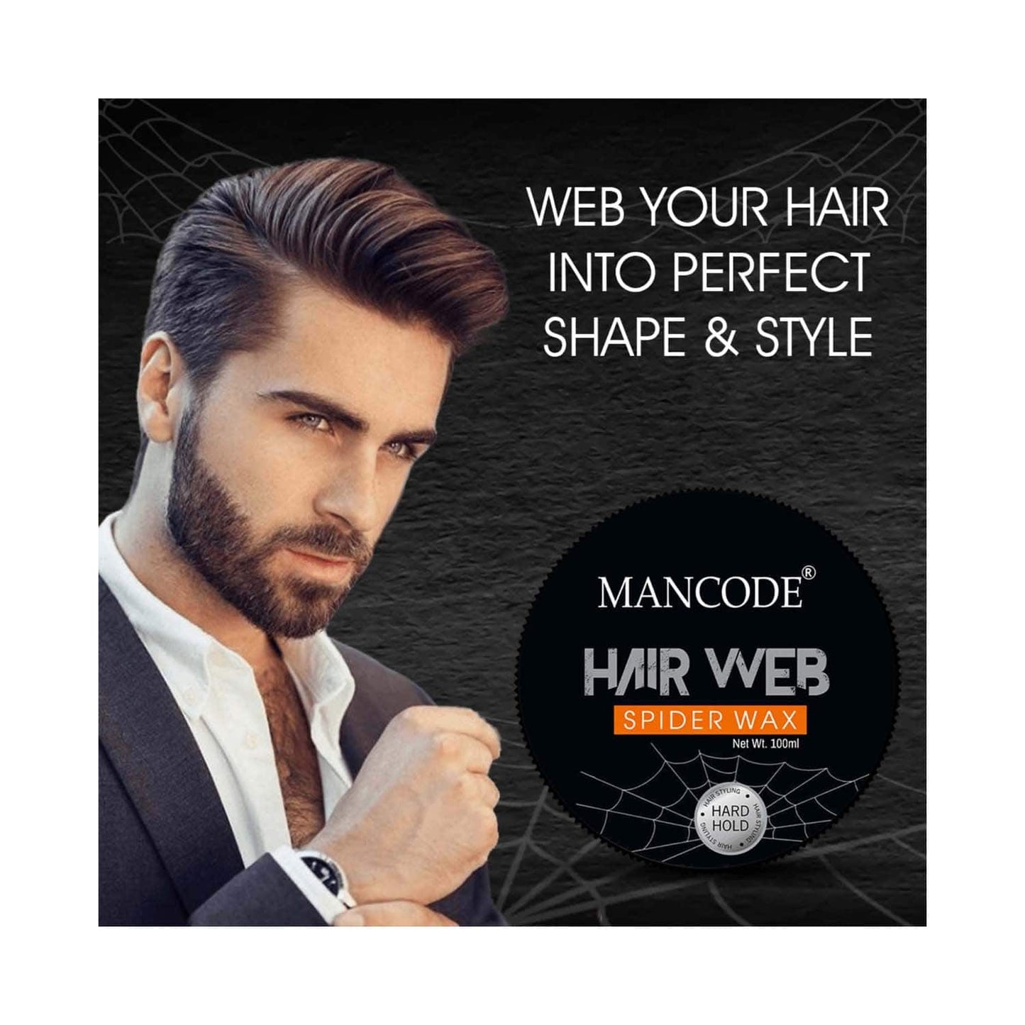 Mancode Spider Web Hair Wax For Men (100 ml)