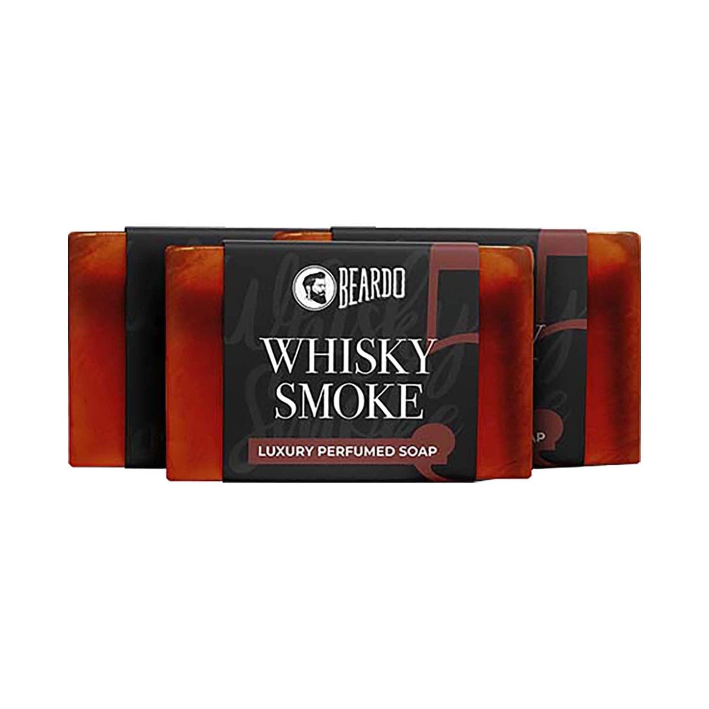 Beardo Men Whisky Smoke Perfumed Luxury Soap Set (3Pcs)