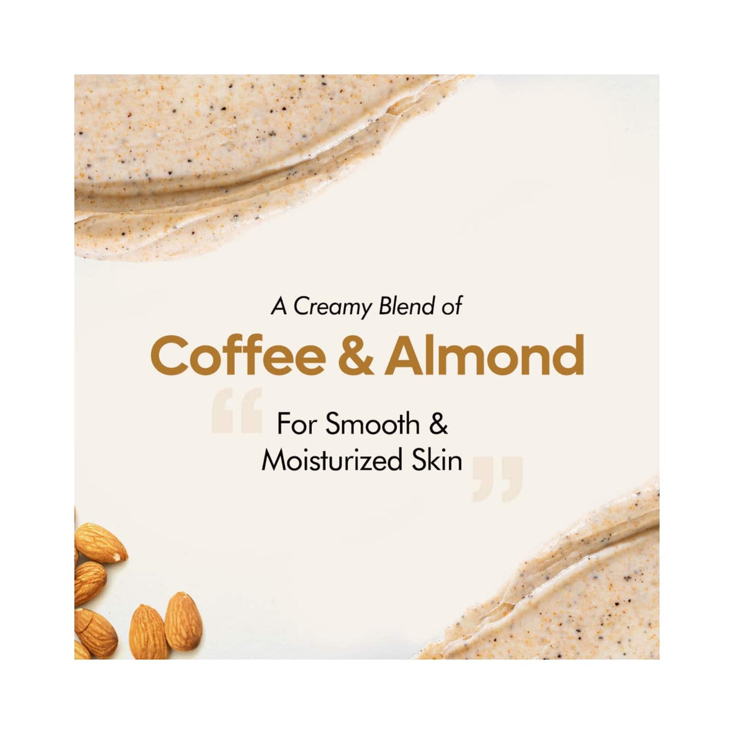 mCaffeine Creamy Coffee Body Scrub with Almonds (200g)