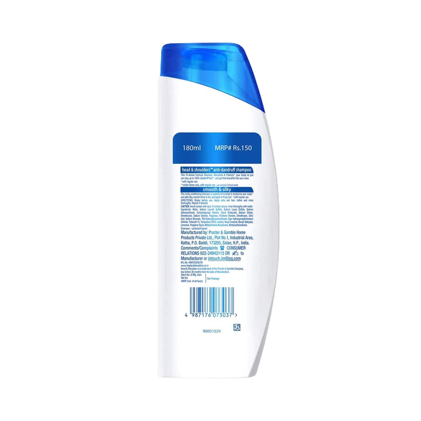 Head & Shoulders Smooth & Silky Anti Dandruff Shampoo (180ml)