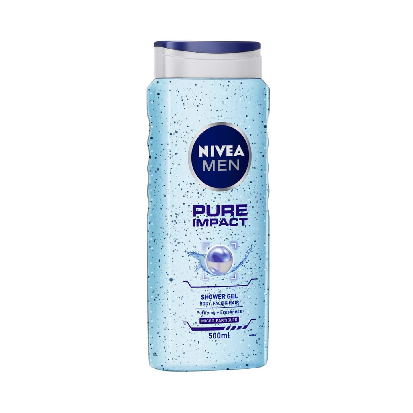 Nivea Men Pure Impact Purifying + Minerals 3-In-1 Shower Gel (500ml)