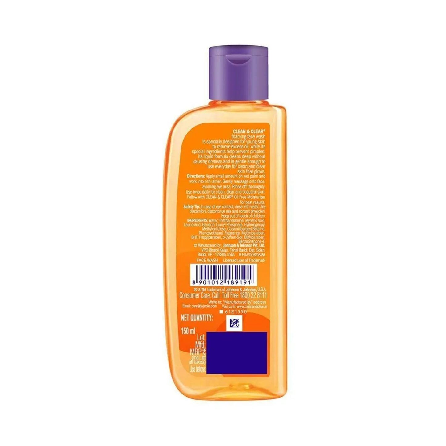 Clean & Clear Foaming Face Wash - (150ml)