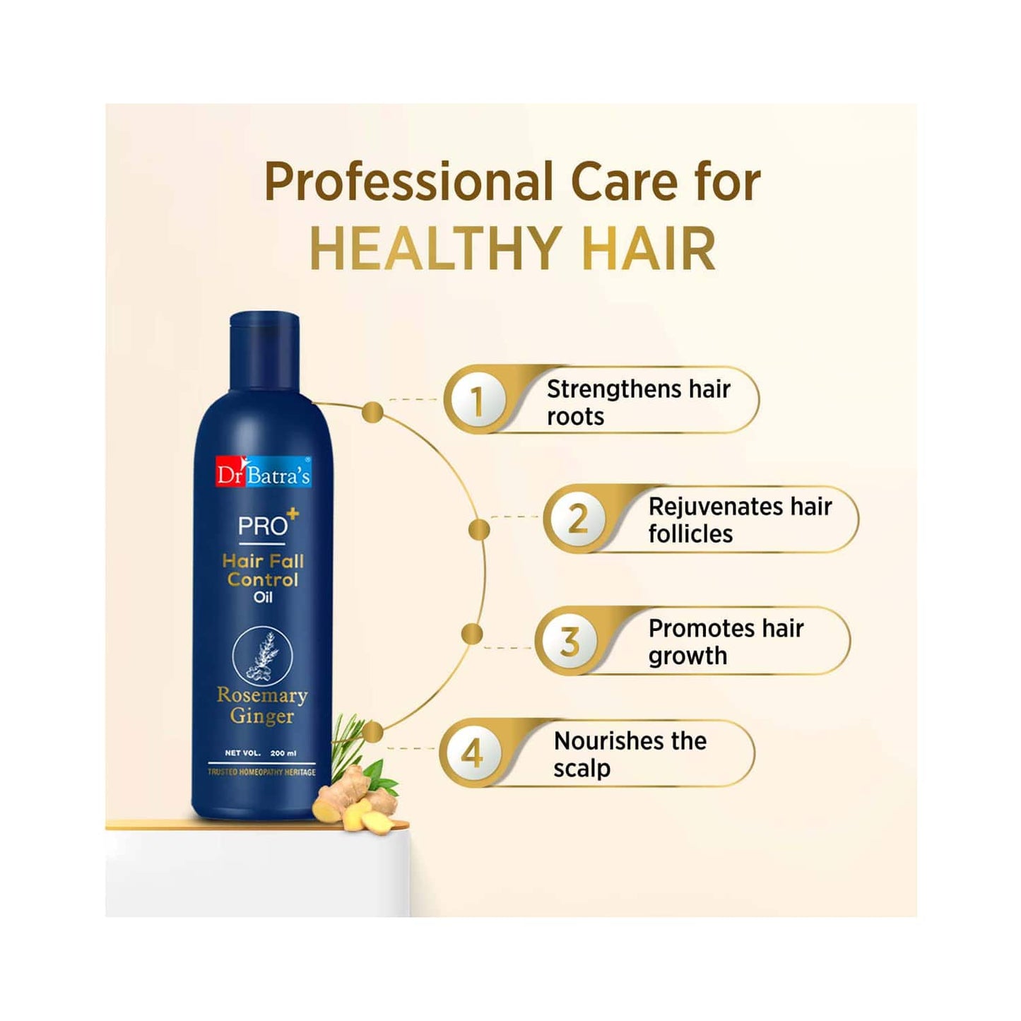 Dr Batra's Pro+ Hair Fall Control Oil (200ml)