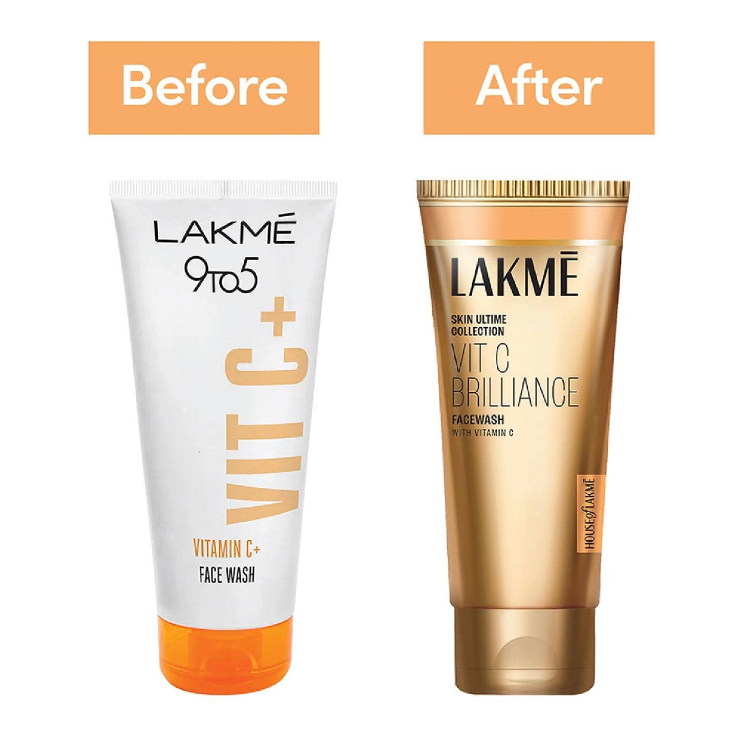 Lakme Vitamin C Brilliance Facewash with Vitamin C (100g)