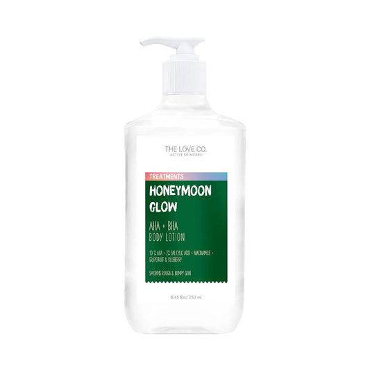 THE LOVE CO. Honeymoon Glow AHA + BHA Body Lotion For Rough & Bumpy Skin (250ml)