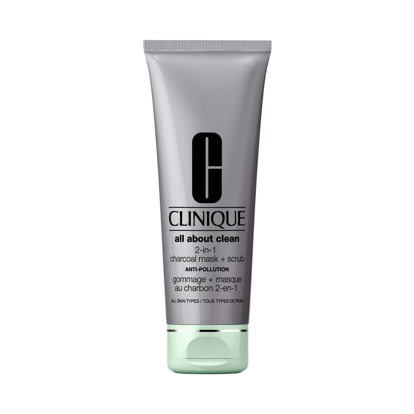 CLINIQUE All About Clean Anti-Pollution Charcoal Mask & Scrub (100ml)