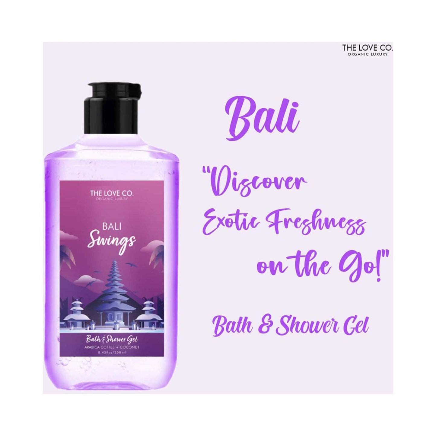 THE LOVE CO. Bali Swings Bath and Shower Gel (250ml)