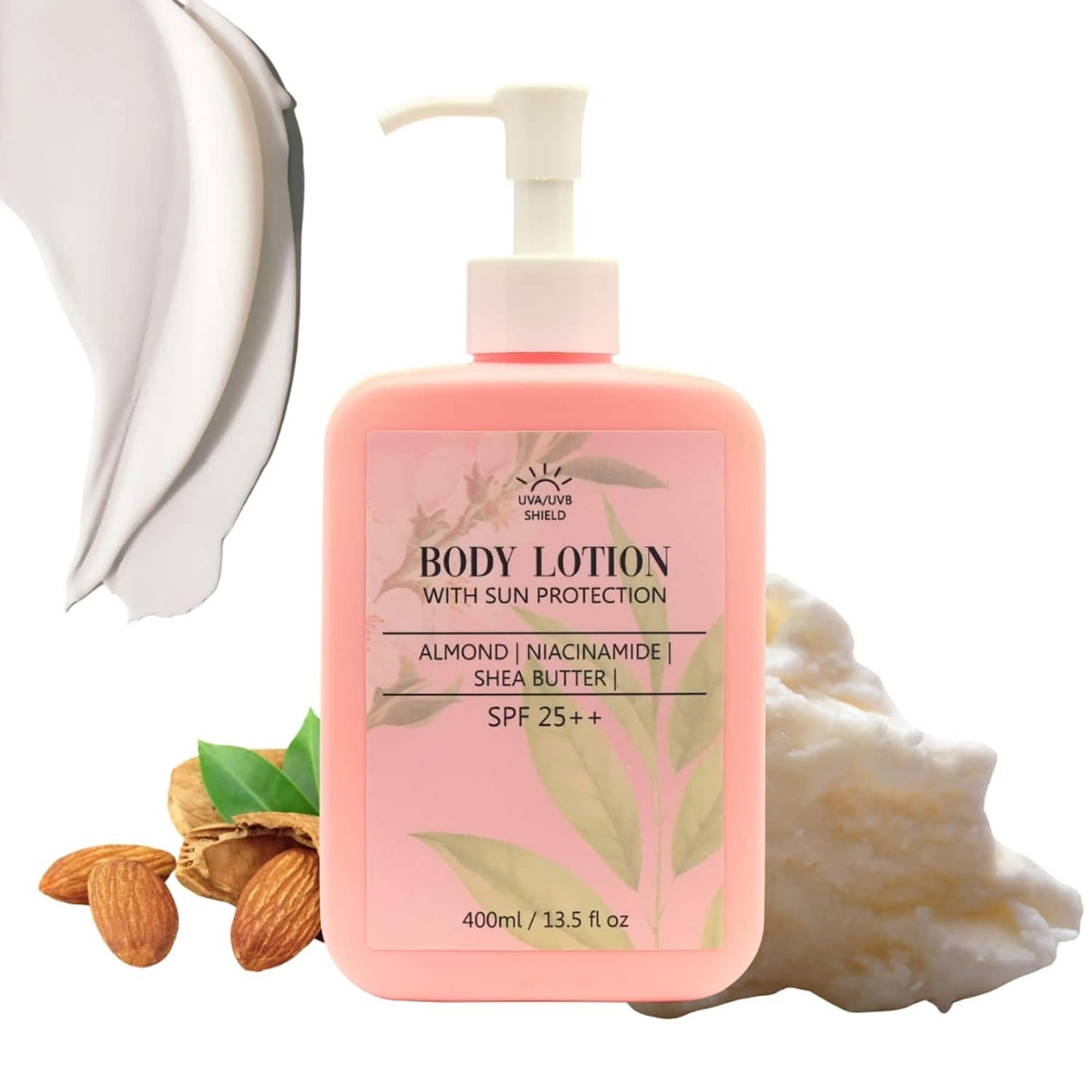 House of Beauty Deep Moisture Body Lotion W/T Sunscreen Spf 25+ W/T Niacin & Shea Butter (400 ml)