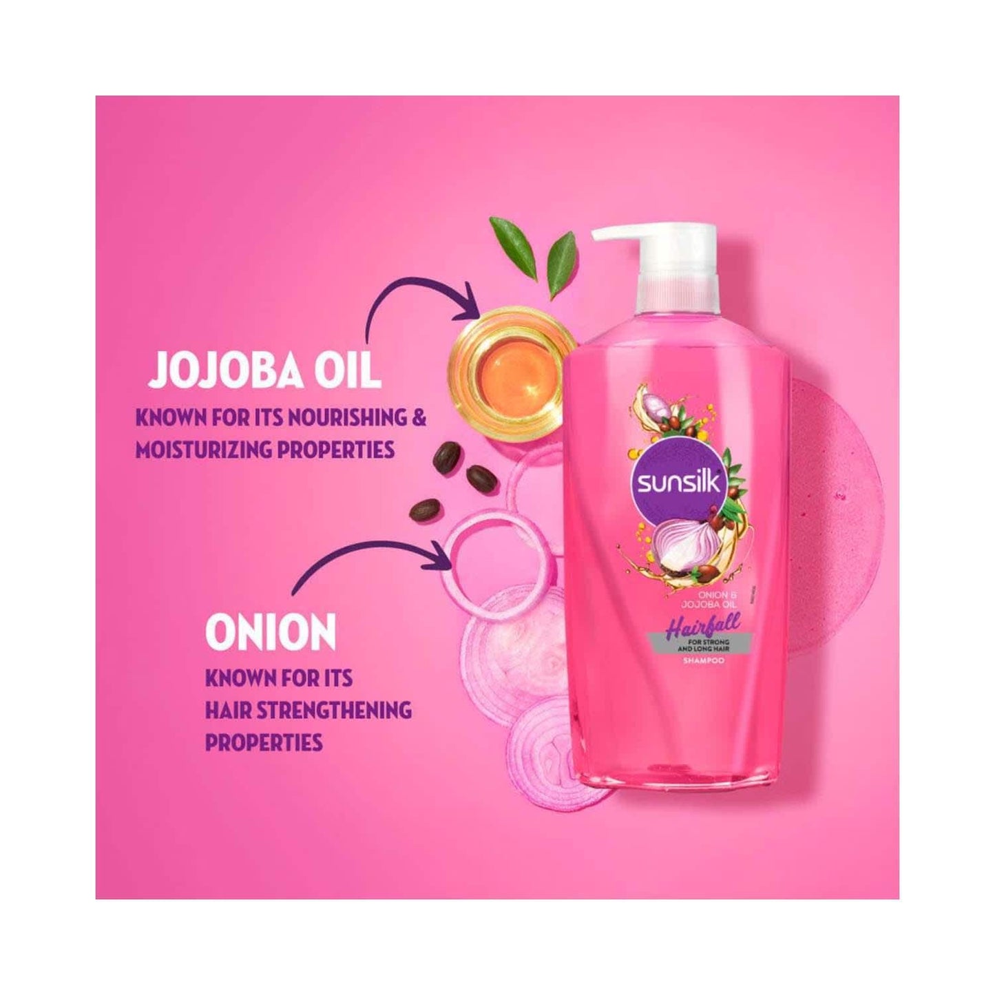 Sunsilk Onion & Jojoba Oil Hairfall Shampoo (700 ml)