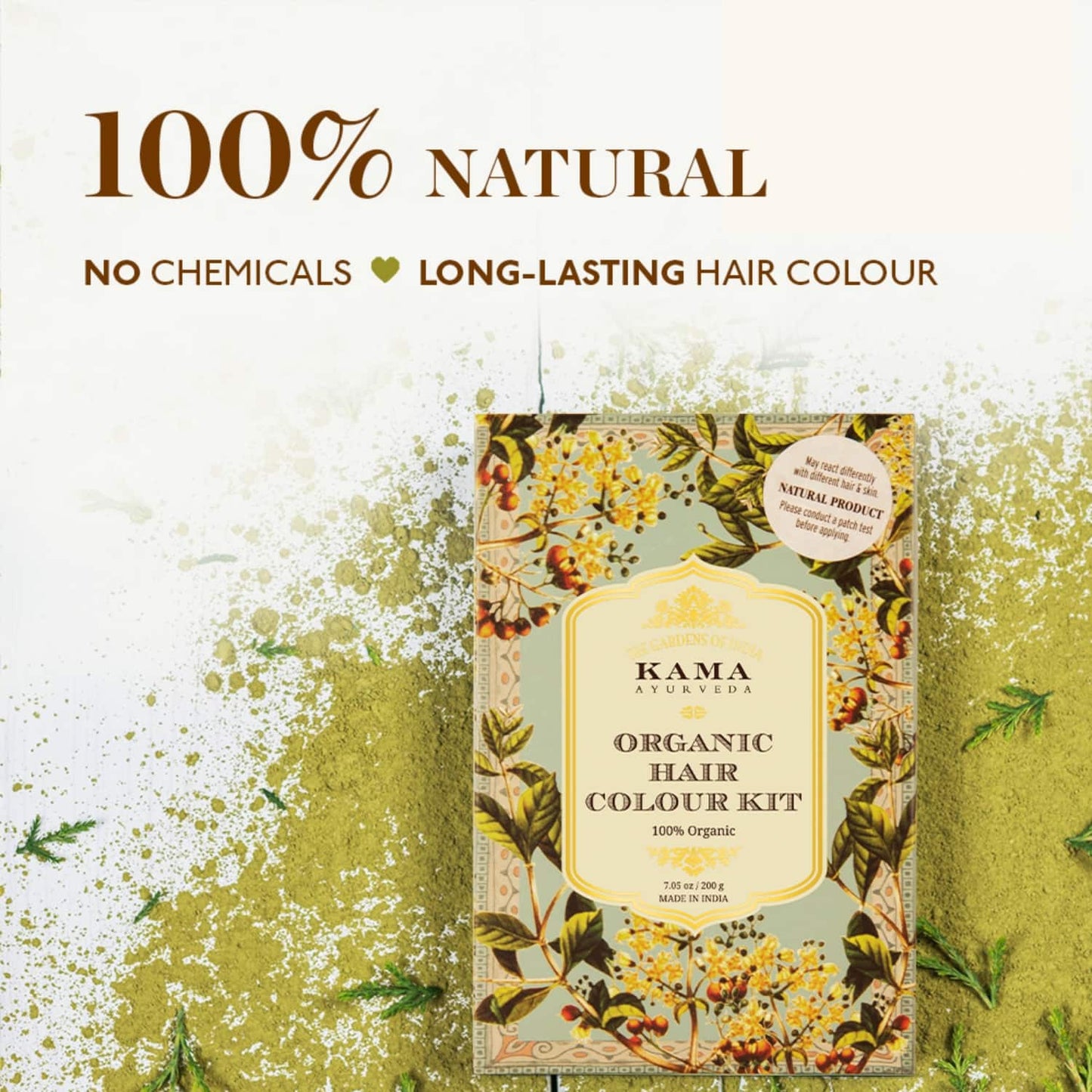 Kama Ayurveda Organic Hair Color Kit (200g)