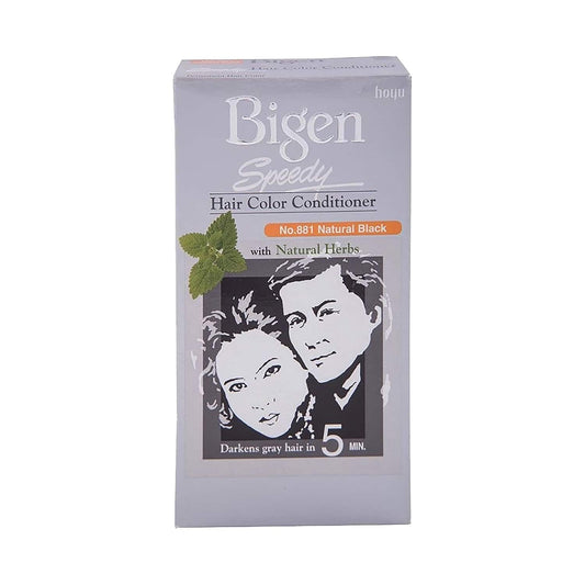 Bigen Speedy Hair Color - 881 Natural Black (80g)