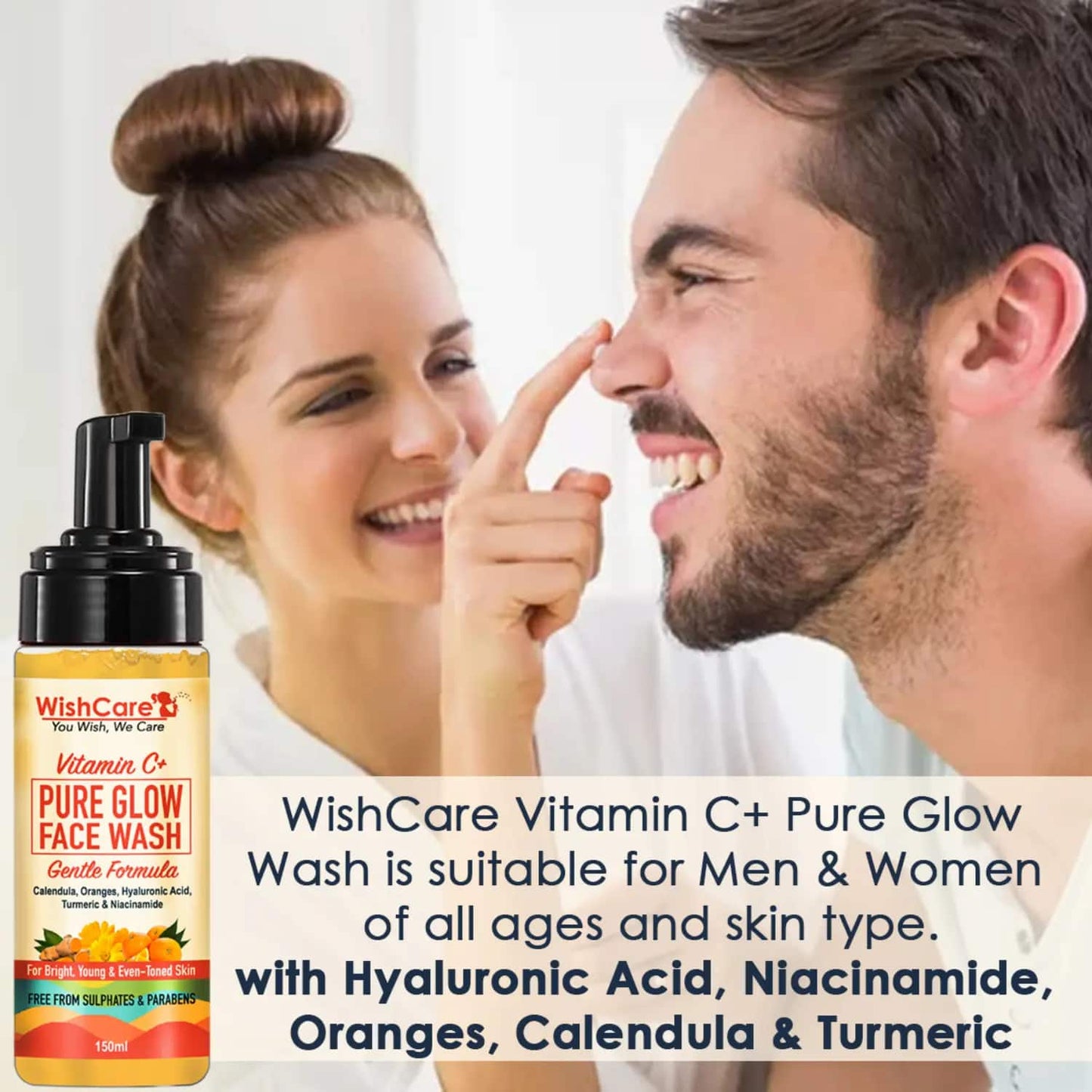 WishCare Vitamin C+ Pure Glow Face Wash (150ml)