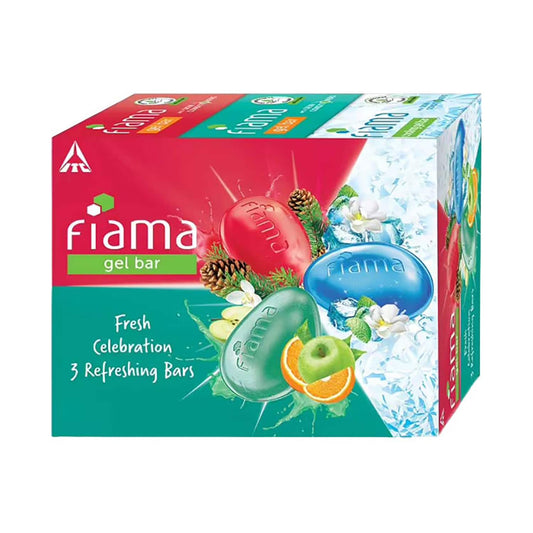 Fiama Fresh Celebration Gel Bar With Skin Conditioners - (3Pcs)