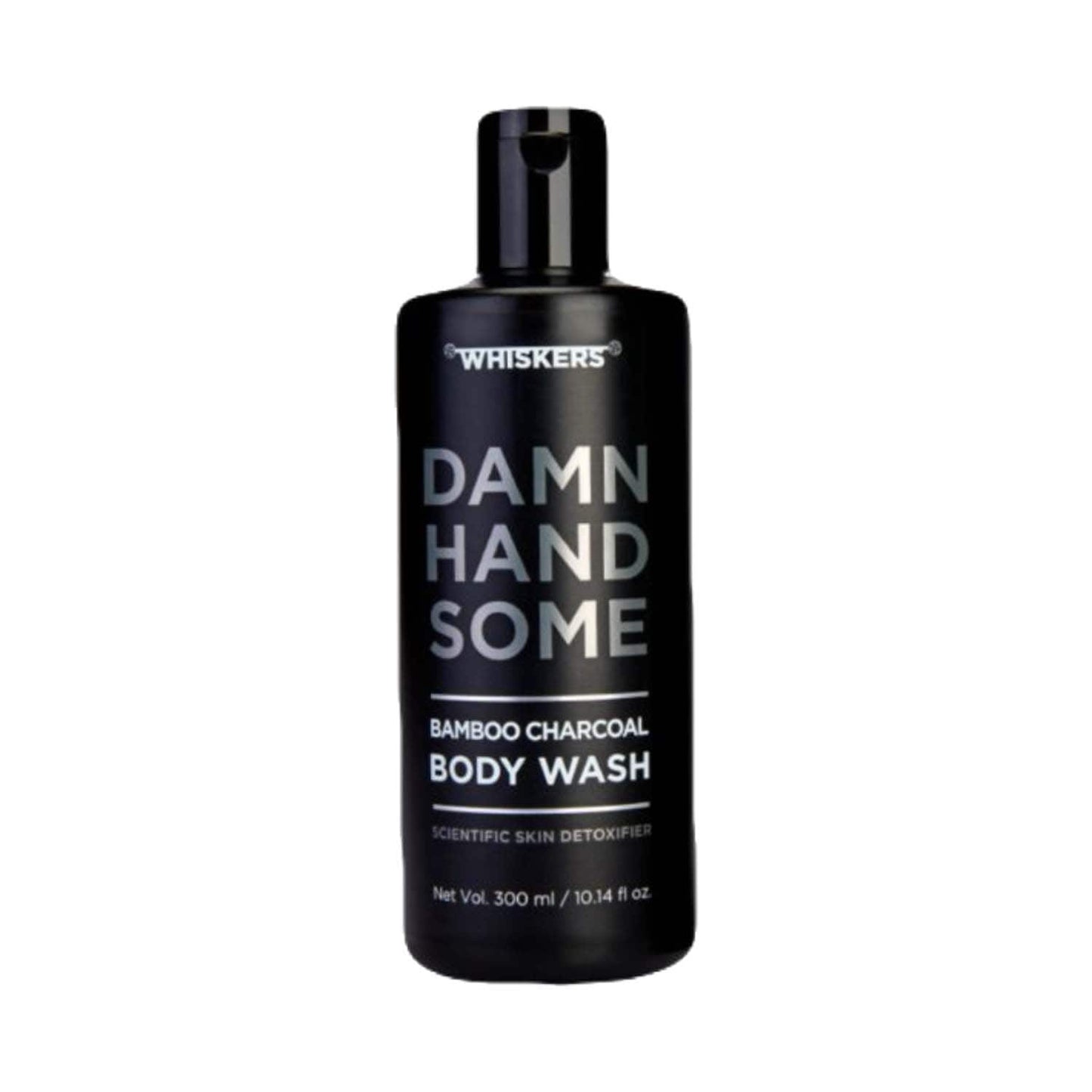 WHISKERS Bamboo Charcoal Body Wash For Men (300 ml)