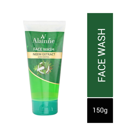 Alainne Neem Extract Acne Control Facewash - (150g)