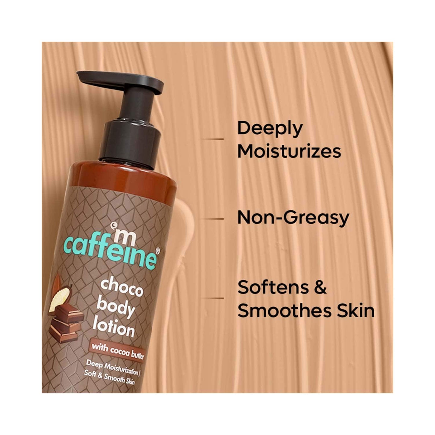 mCaffeine Choco Body Lotion For Deep Moisturization (250ml)