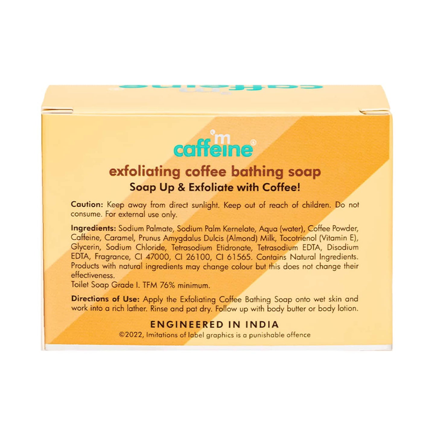 mCaffeine Exfoliating Coffee Bathing Soap - (2Pcs)