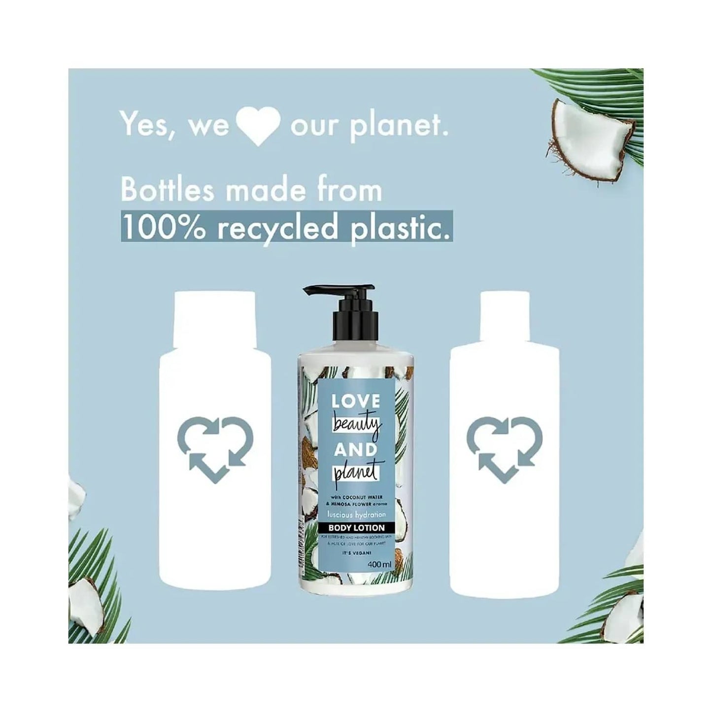 Love Beauty & Planet Coconut Water & Mimosa Flower Hydrating Body Lotion (400 ml)