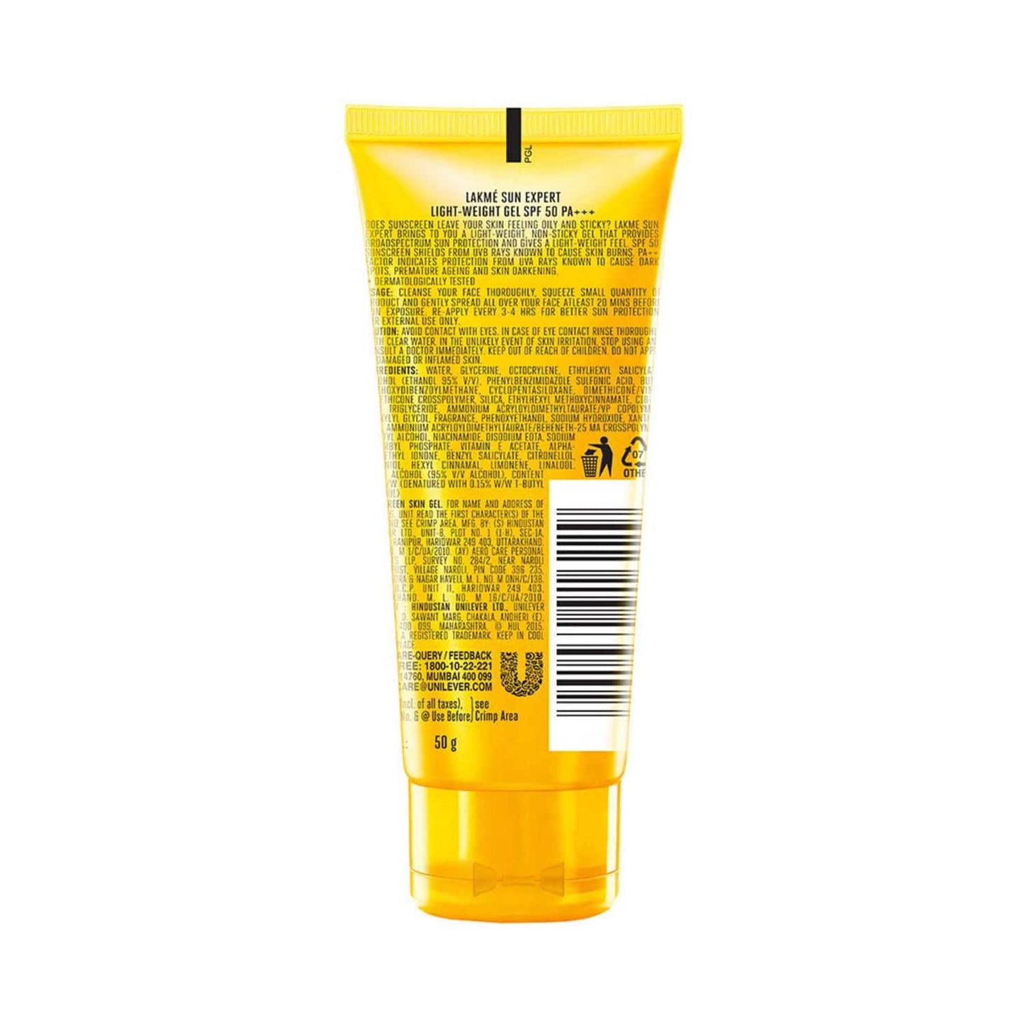 Lakme Sun Expert SPF 50 Lightweight Gel (50g)