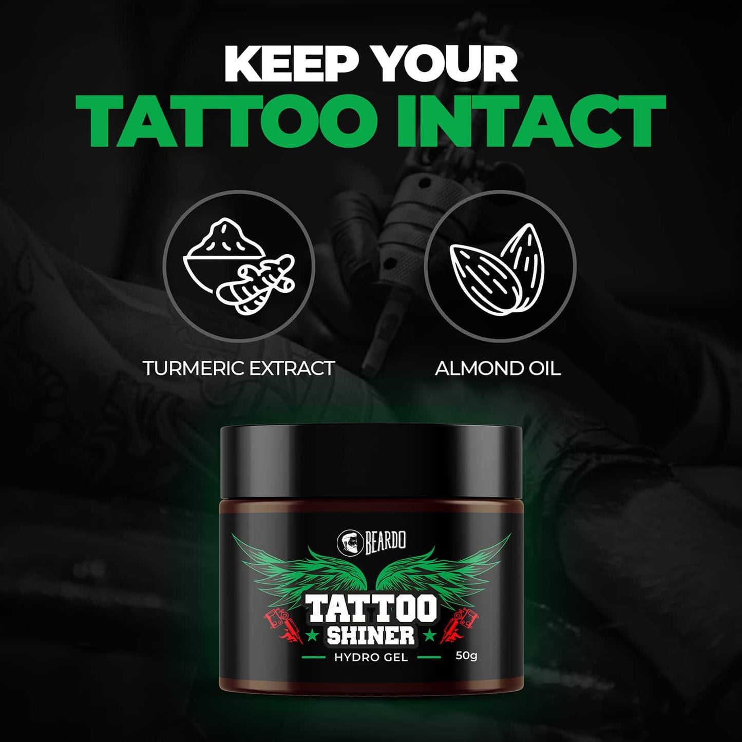 Beardo Tattoo Shiner Hydro Body Gel (50g)