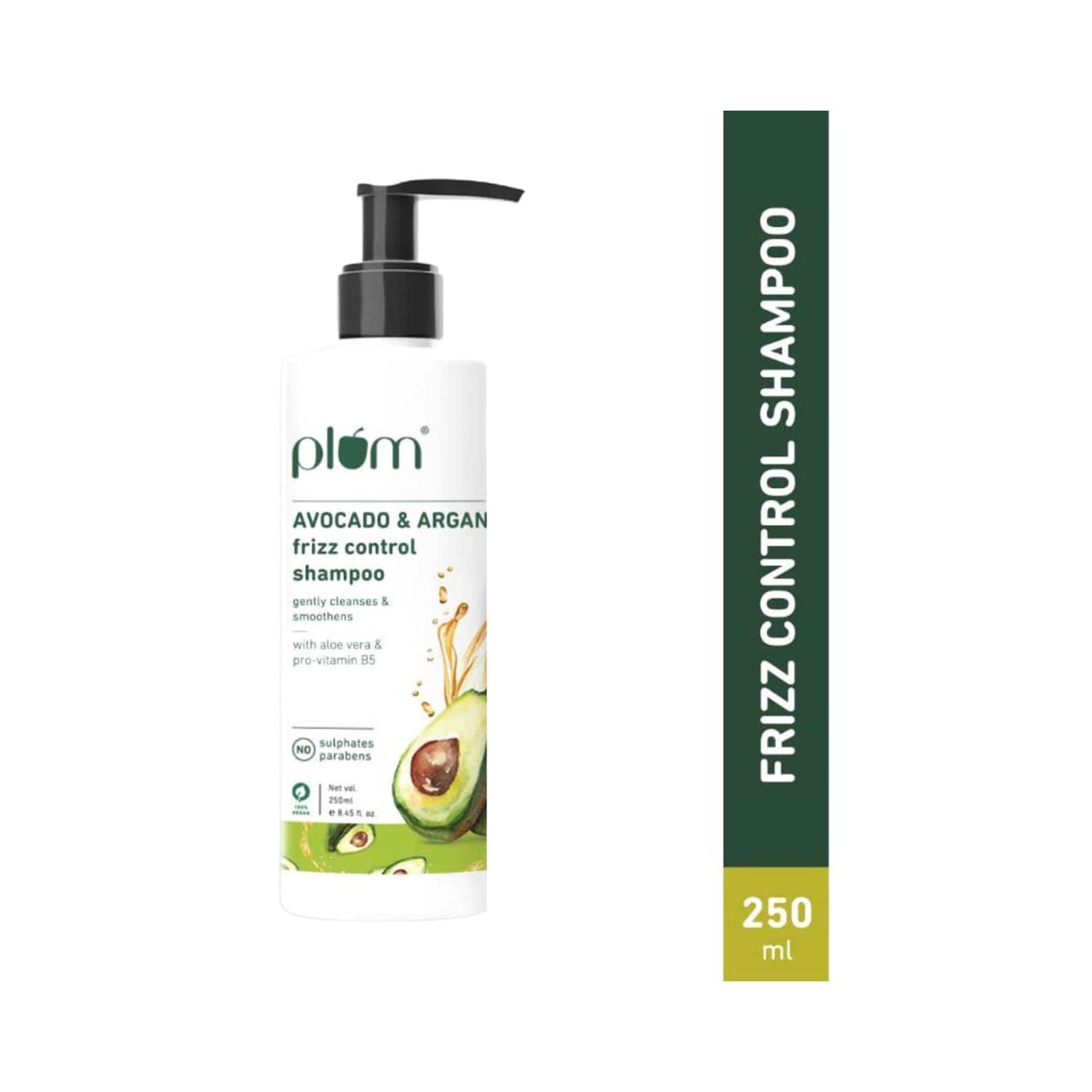 Plum Avocado & Argan Frizz Control Shampoo (250ml)