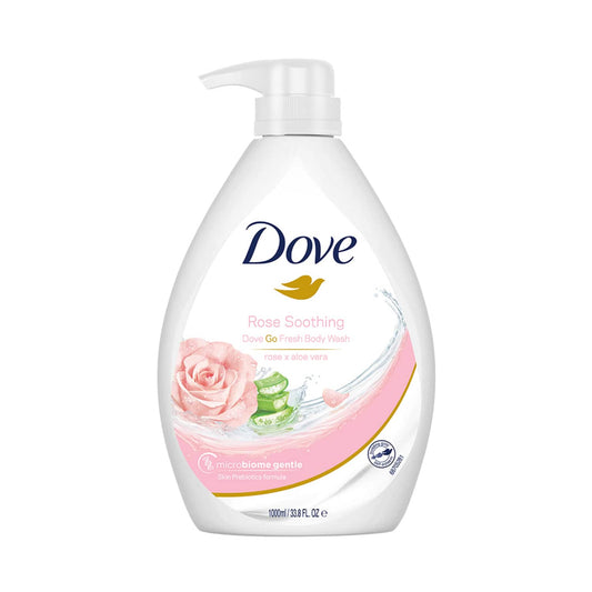 Dove Soothing Rose & Aloe Vera Body Wash (1000ml)