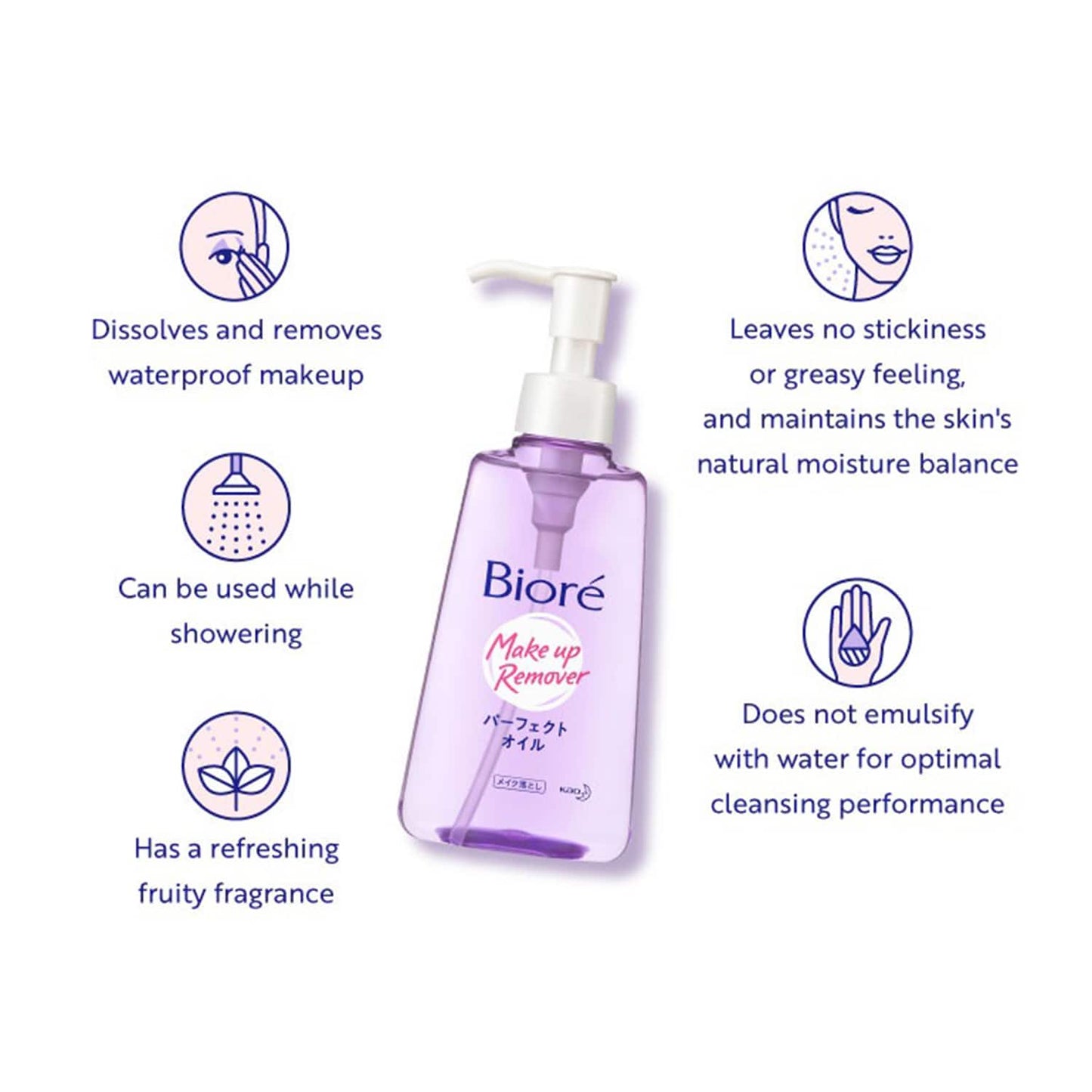 Biore Uv Aqua Rich Sunscreen Spf 50+ Pa++++ (70 g) and Makeup Remover Cleansing Oil (150 ml) Combo