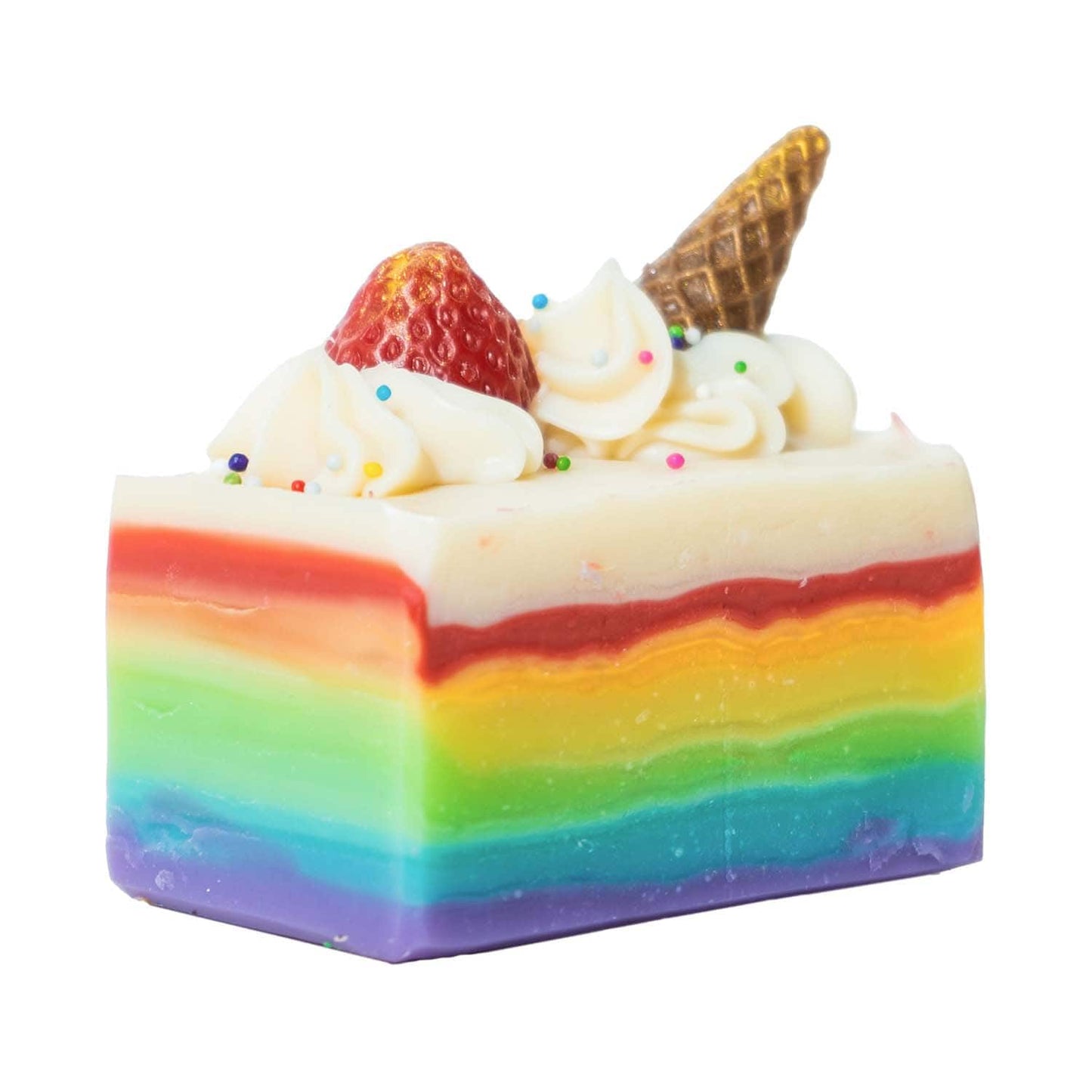 The Sass Bar Rainbow Ice-cream Loaf Soap (100 g)