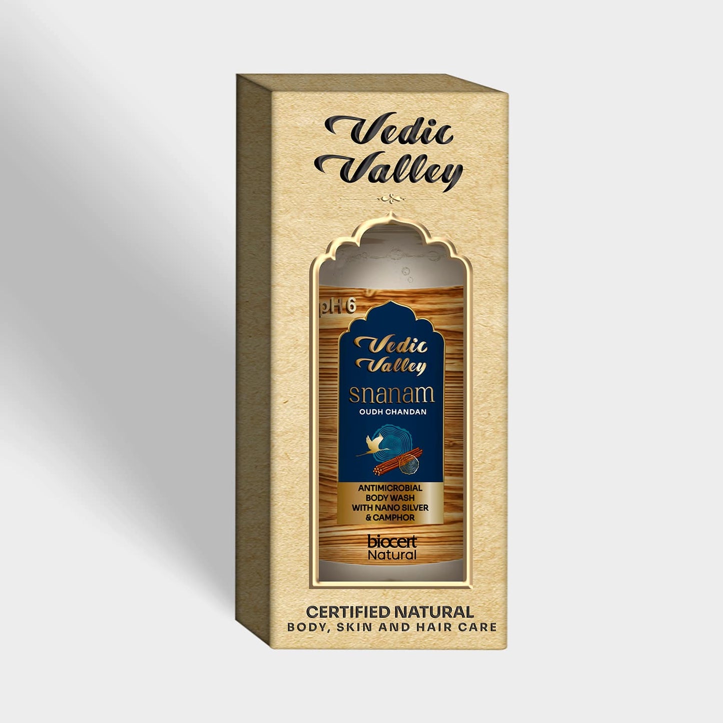 Vedic Valley Oudh Chandan Natural Body Wash - (300ml)