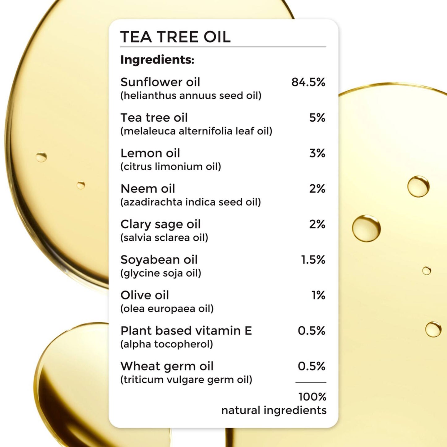 Brillare Tea Tree & Salicylic Oil Shots (48ml) and Tea Tree Oil (100ml) Dandruff  Scalp Combo