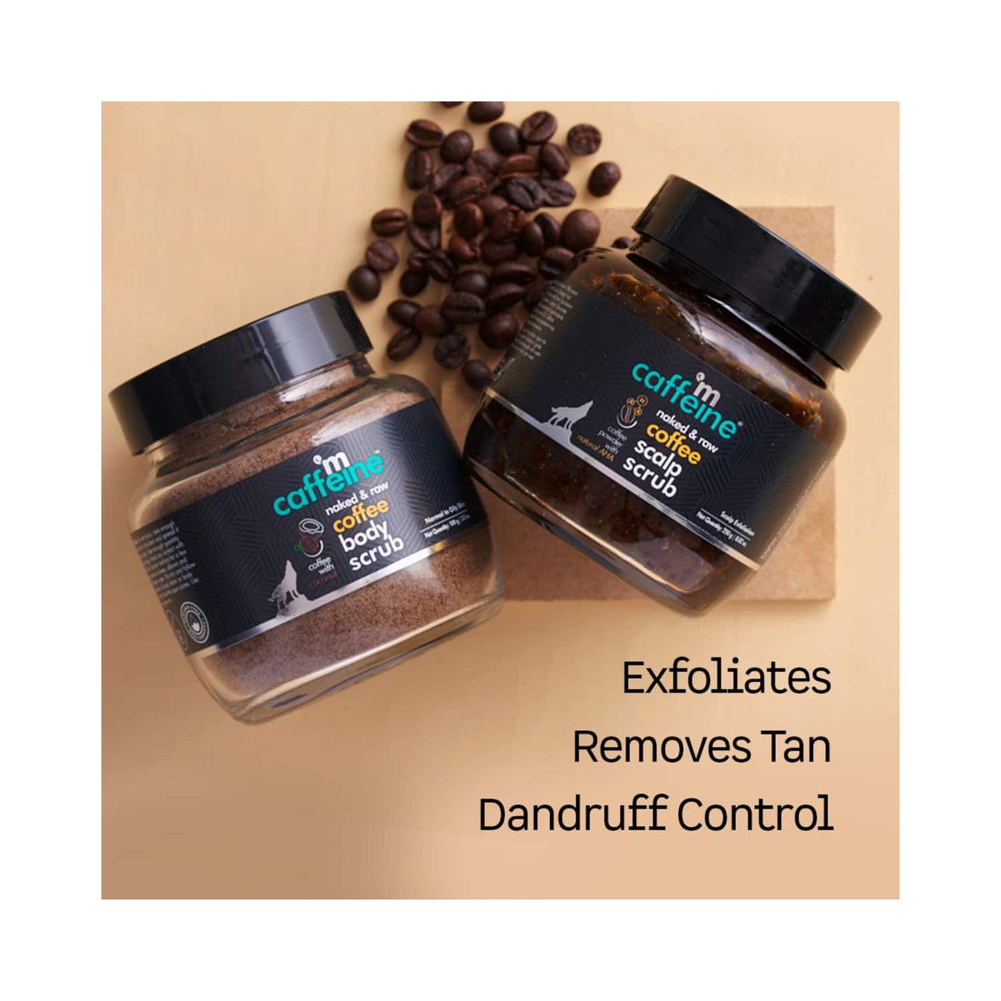 mCaffeine Coffee Hero Scrubs Combo (2Pcs)